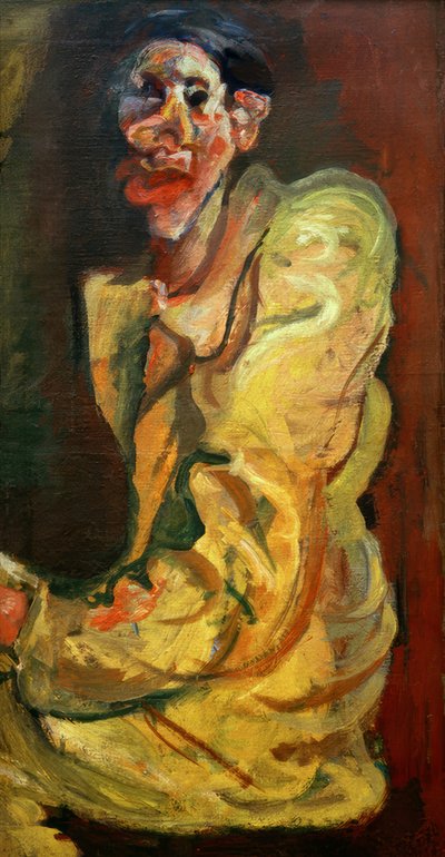 Ch. Soutine, Grotesk – Selbstbildnis von Chaim Soutine